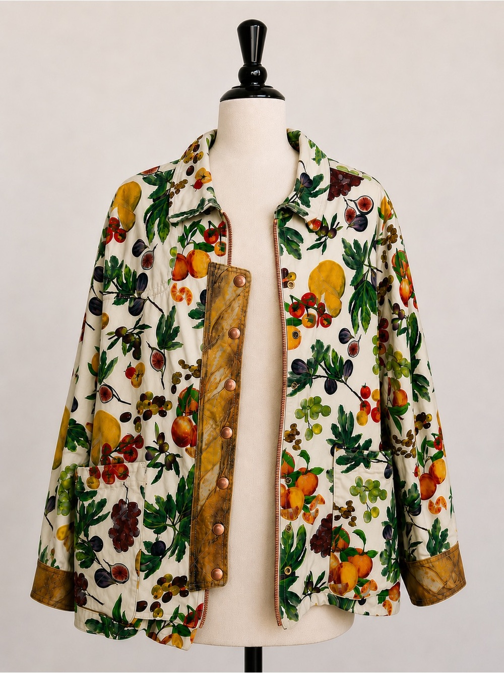 Rachel Antonoff Baguettes and fruit jacket